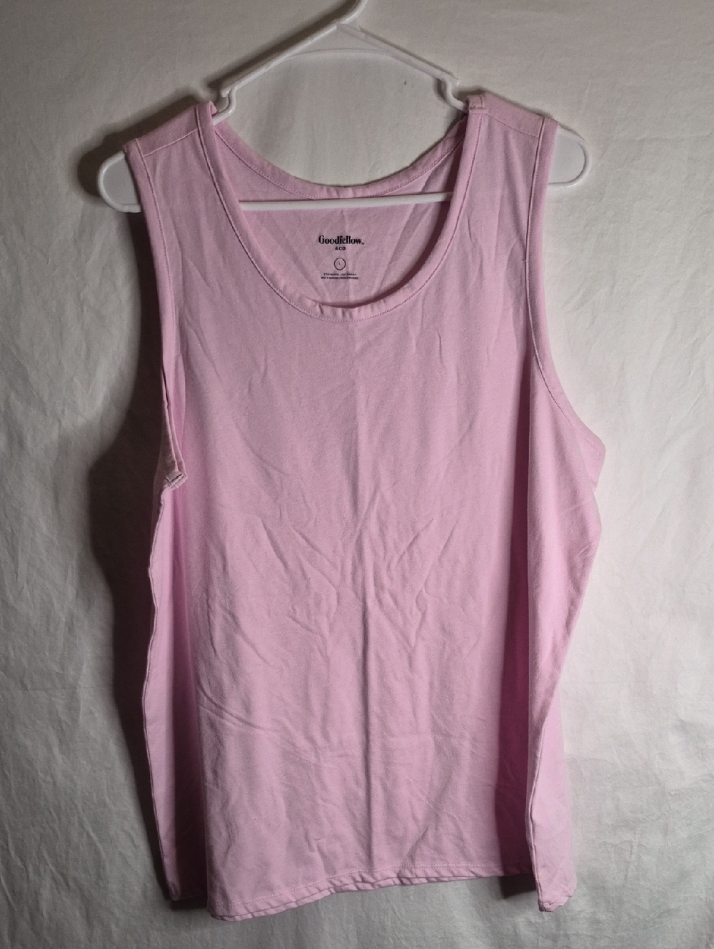 Goodfellow & Co Pastel Pink Ribbed Sleeveless Tank